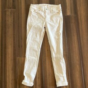 Levi's white 711 skinny jeans 26